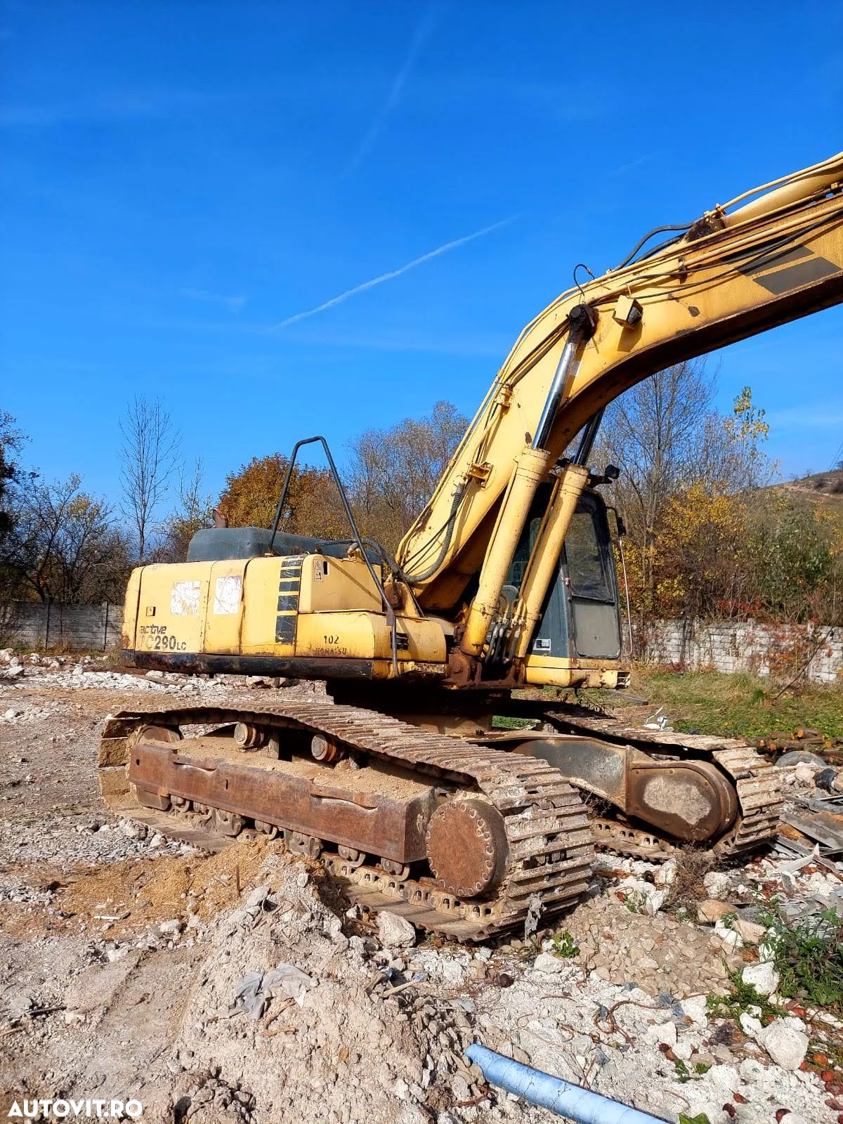 Komatsu PC 290 excavator pe senile - 5