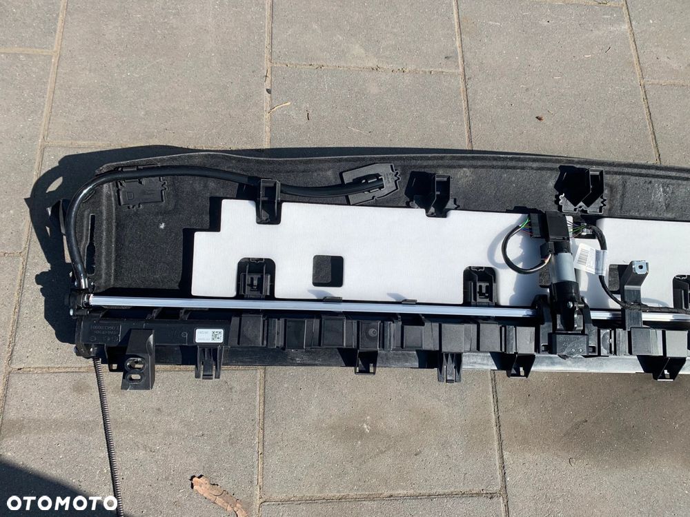 PÓŁKA TYLNA ROLETA ELEKTRYCZNA PODSZYBIE BMW 7 G70 ALCANTARA 5A20E41 - 12