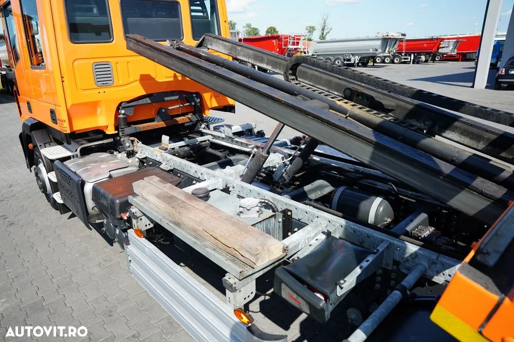 Iveco EUROCARGO / REMORCA AUTO HIDRAULICĂ / PLATFORMĂ - 6 M / REMORCA DUPĂ CU 6 LOCURI / TRONIU / EURO 6 - 9