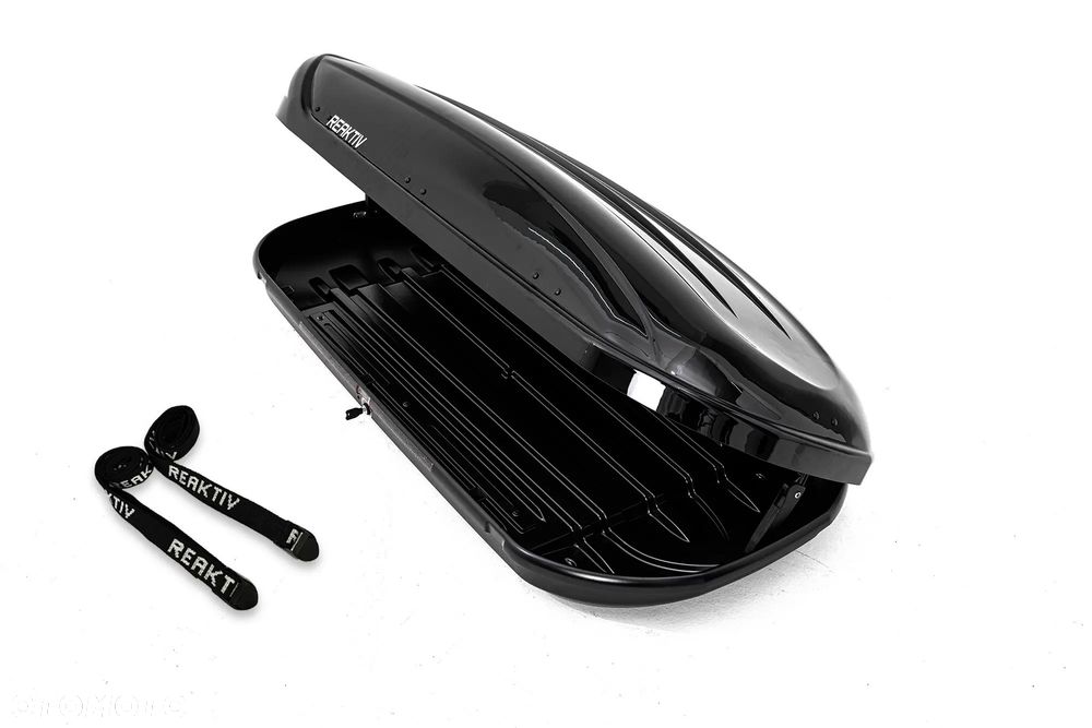 Box dachowy REAKTIV Torpeda 550l Czarny – Otwierany z 2 Stron - 5