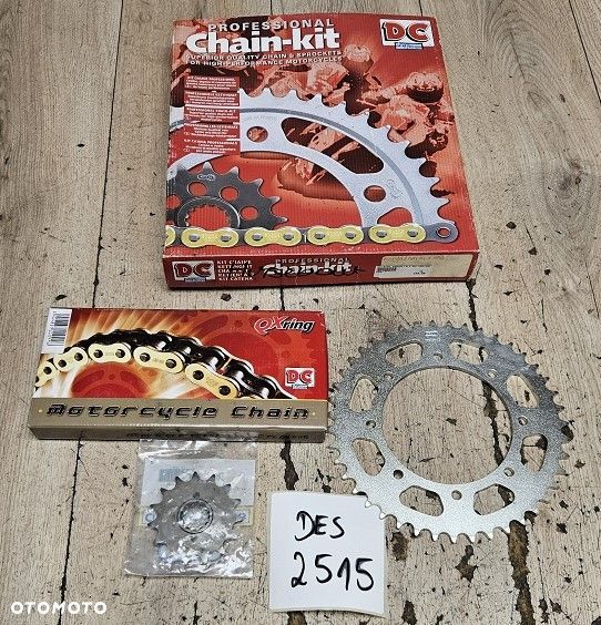 Zestaw napędowy Dyna Chain łańcuch DC520MX0 zębatki 15/43 Kawasaki KLX 650