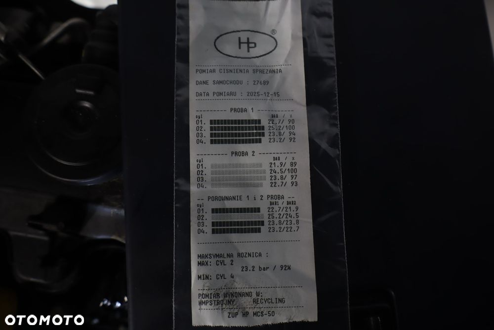 SILNIK  RENAULT CLIO IV LIFT 1.5DCI 88KM K9KE628 TEST - 2