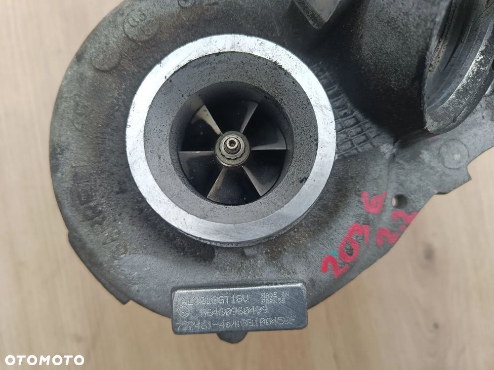MERCEDES W203 W209 CLK W211 2.2 CDI TURBOSPRĘŻARKA TURBO TURBINA A6460960499 - 2