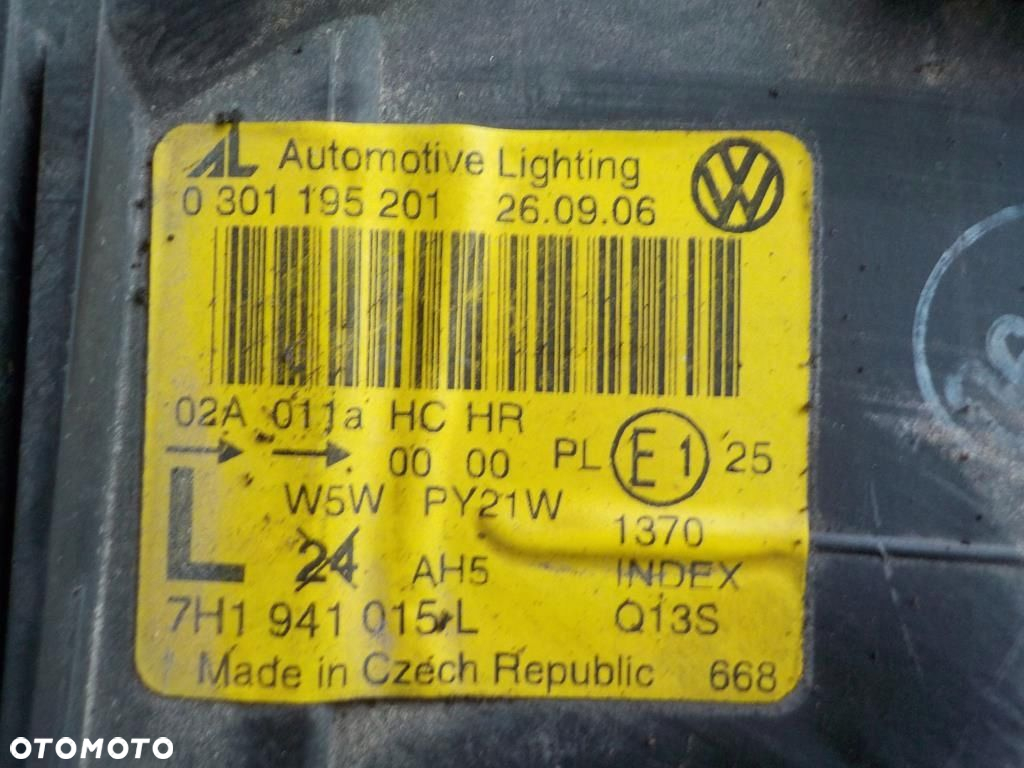 VW T5 CARAVELLE 7H1941015L LAMPA LEWA PRZÓD PRZEDNIA REFLEKTOR LEWY - 3