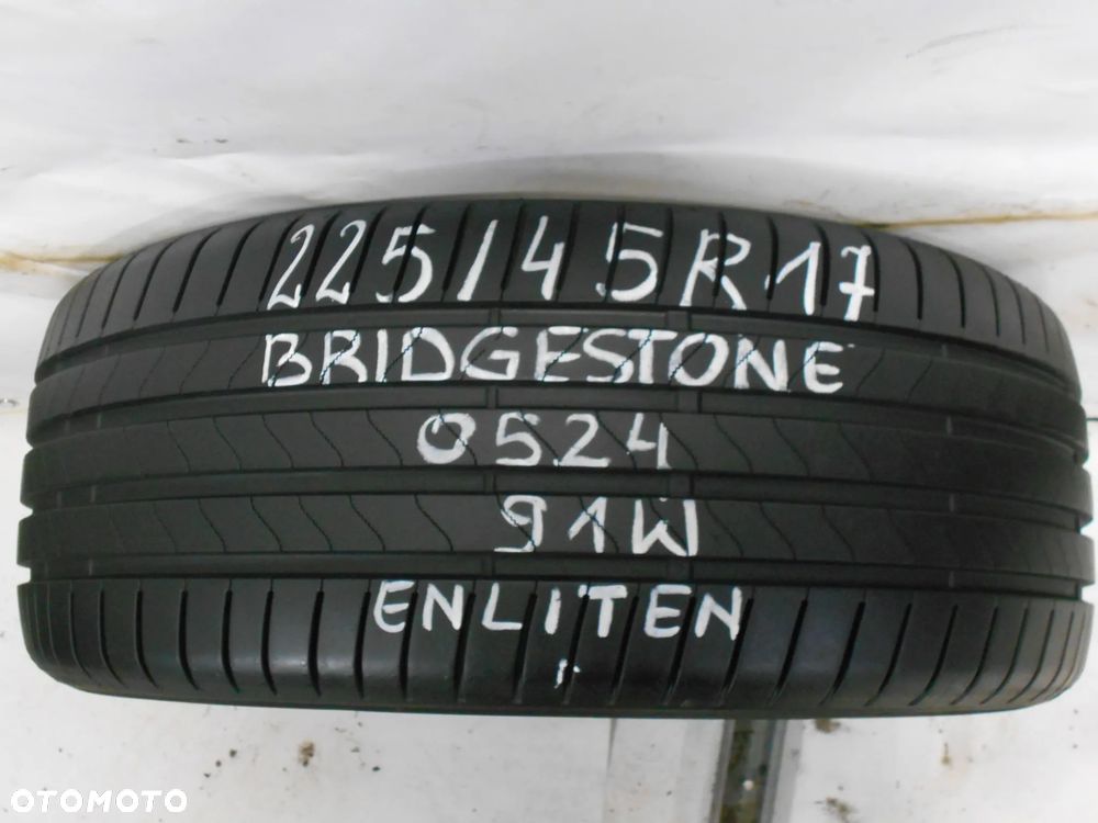 OPONA POJEDYNKA 225/45R17 BRIDGESTONE TURANZA 6 DOT  0524 7.4MM - 1