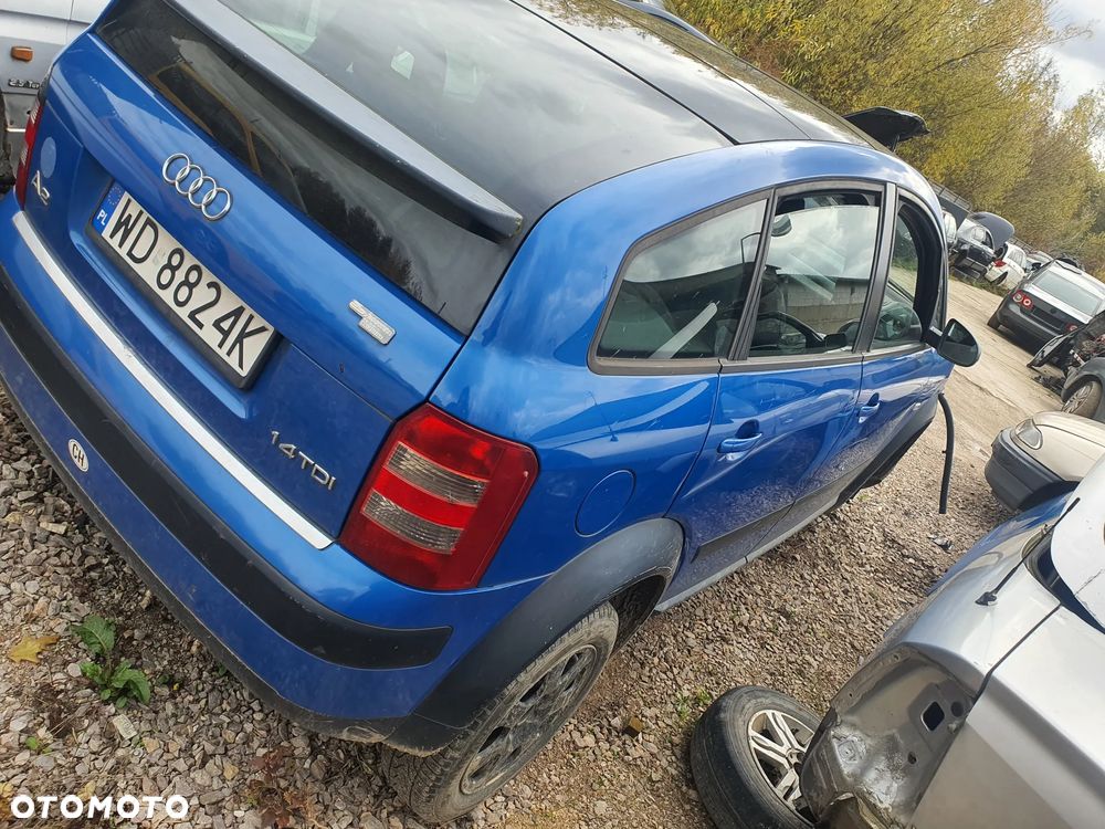 audi a2 maska zderzak lampa grill błotnik drzwi zbiornik paliwa szyba lusterko klamka - 3