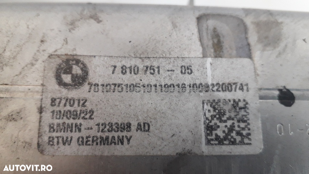 Racitor gaze Bmw seria 3 F30 2.0 d 7810751-05 7810751 / 2009 2010 2011 2012 2013 2014 - 2