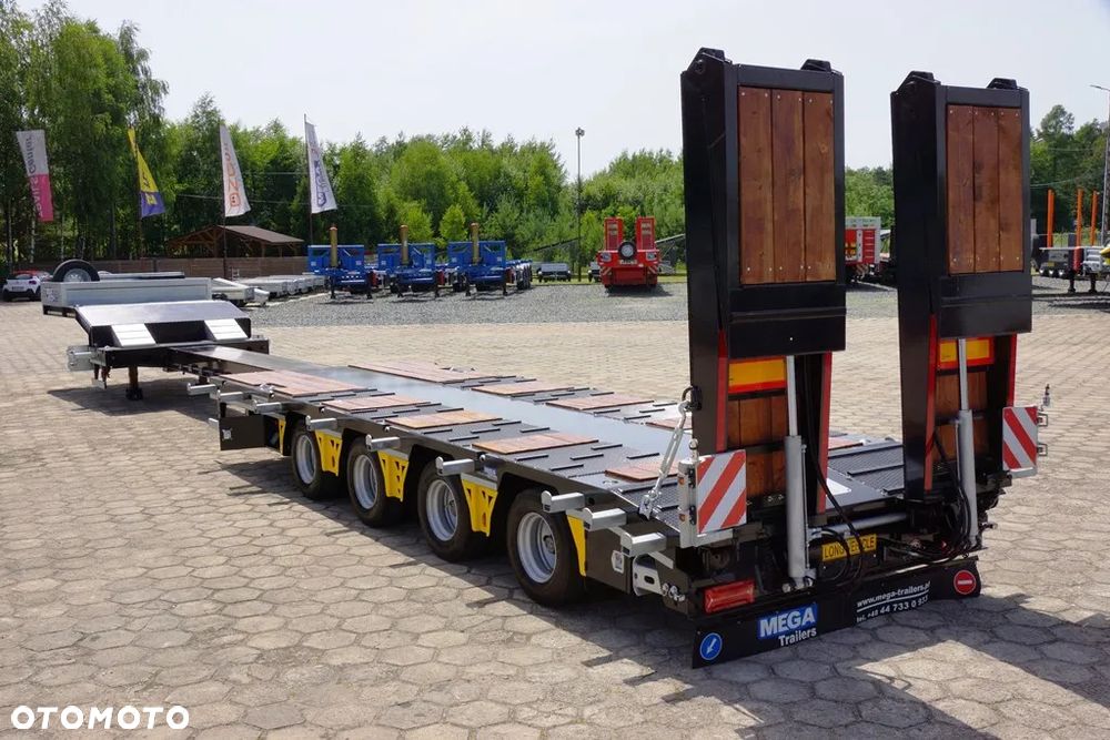 Inny MEGA TRAILERS naczepa czteroosiowa rozciągana +5.000mm, najazdy hydrauliczne DMC 66T - 9