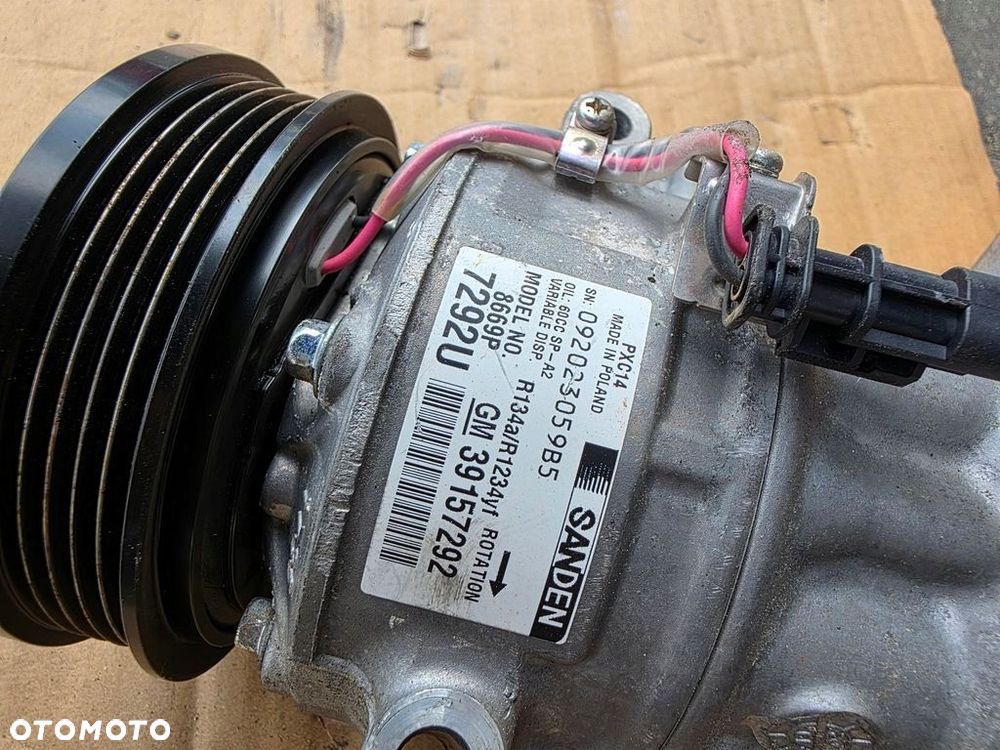 OPEL INSIGNIA B ASTRA K V SPRĘŻARKA KOMPRESOR KLIMATYZACJI 39157292 - 2