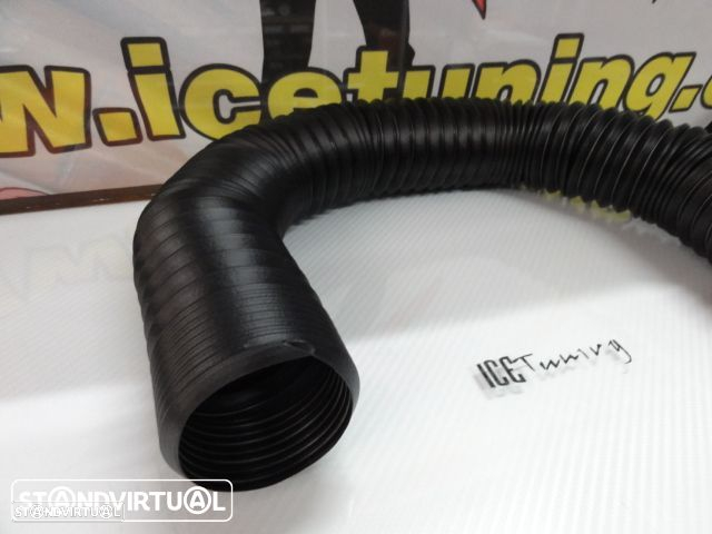 Tubo maleável em plástico com 65mm ou 75mm de diâmetro c/1metro de comprimento - 4