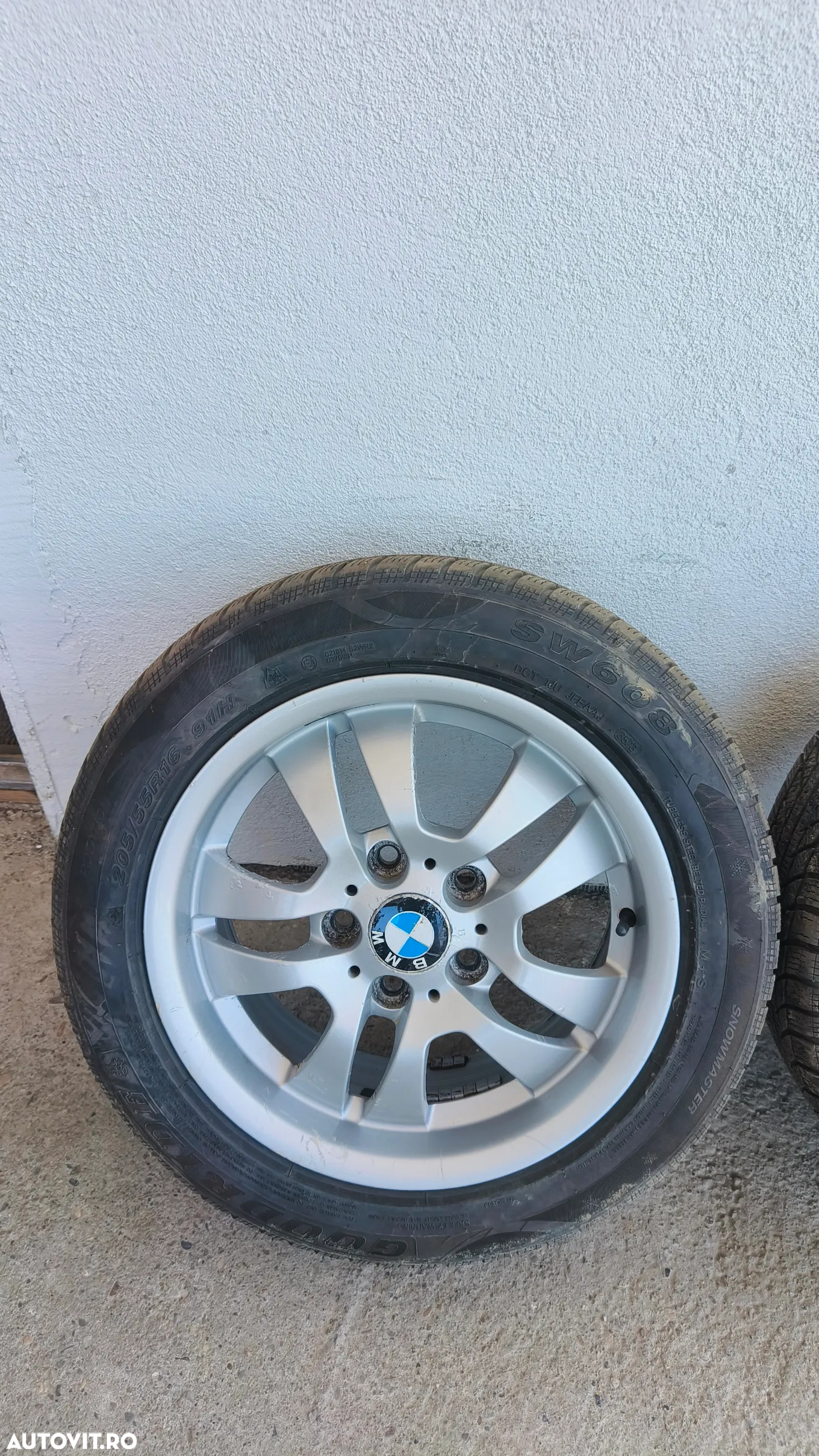 Set jante BMW style 154 7j16 et 34 dedicate E90/91 cu anvelope iarna 205/55/16 - 5