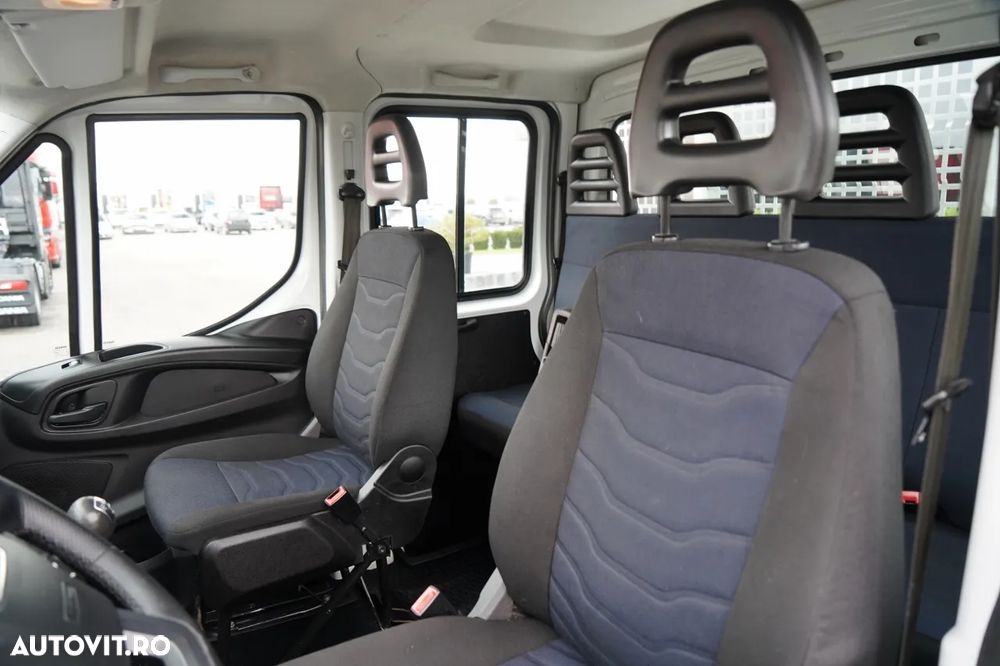 Iveco DAILY 35-140 / BASCULATOR / CU TRACȚIE MÂNĂ / DOUĂ TRACȚII / MANUAL / 6 LOCURI / - 27