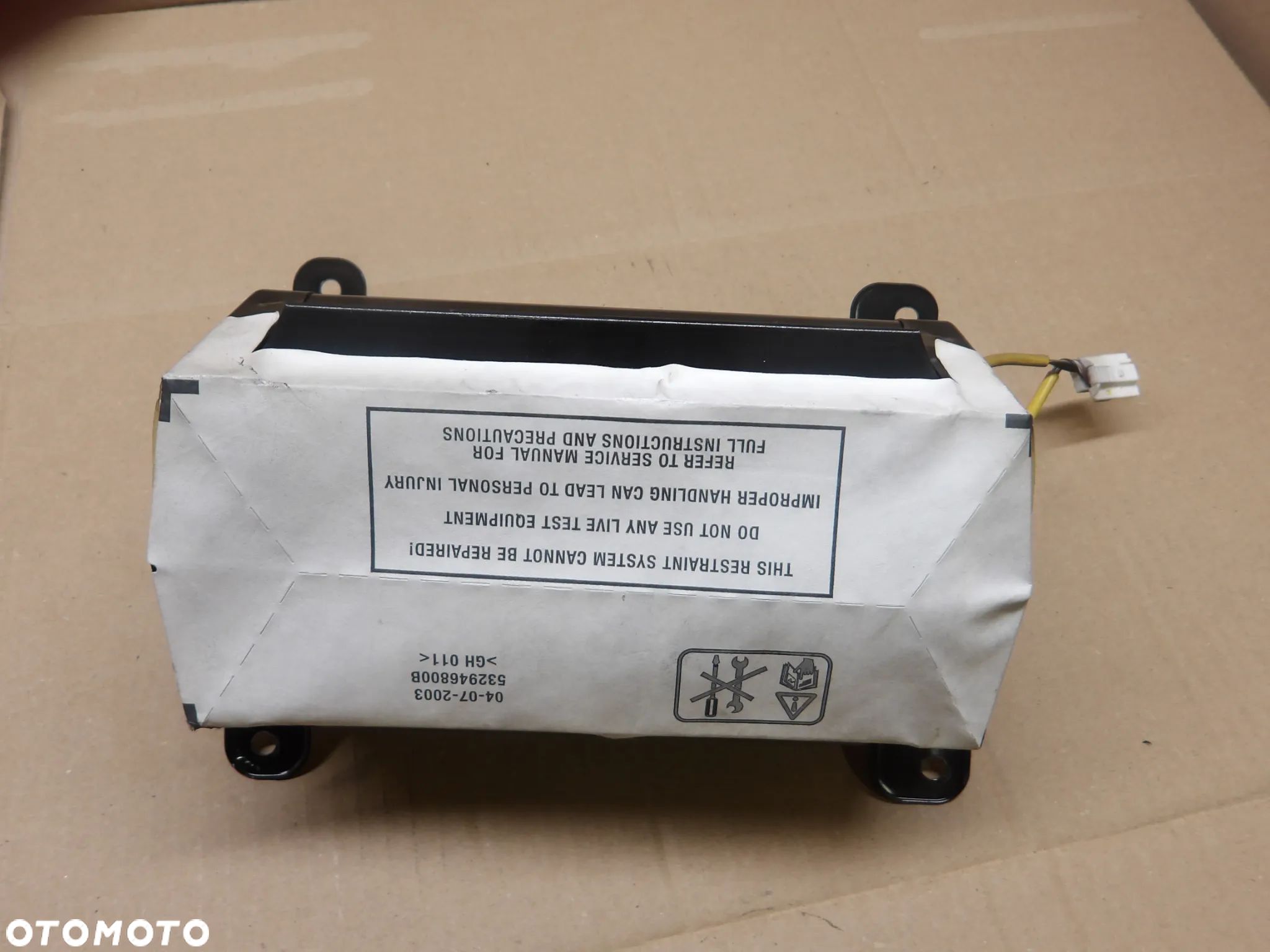 MINI COOPER R50 R53 01-06r 1.6B PODUSZKA AIRBAG PASAŻERA 7056934 - 1