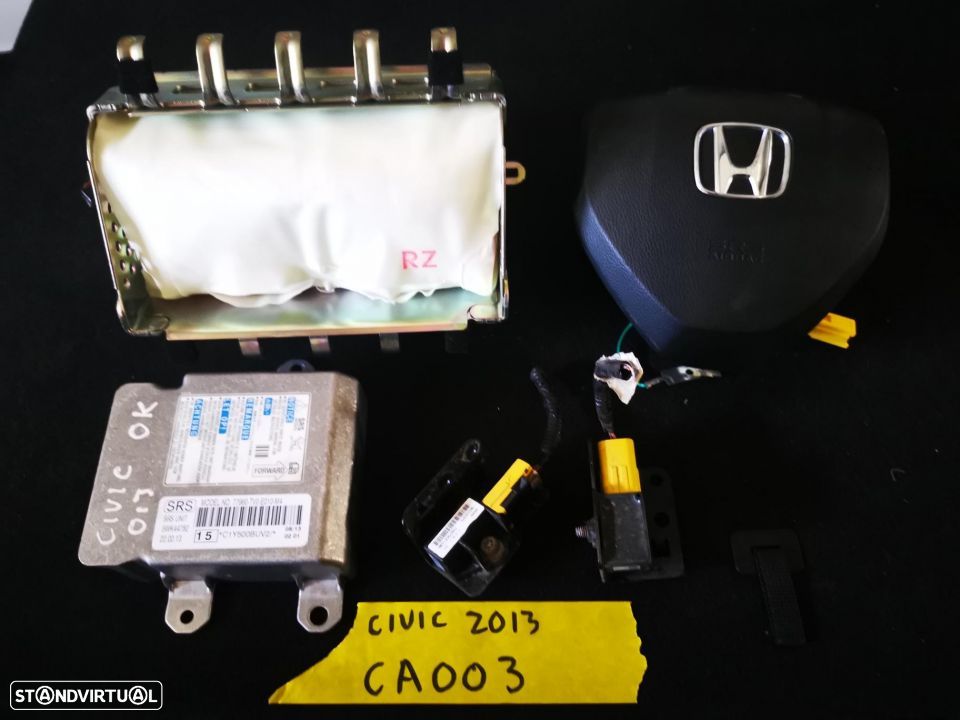 HONDA CIVIC 2013 CONJUNTO DE AIRBAGS CA003 - 1