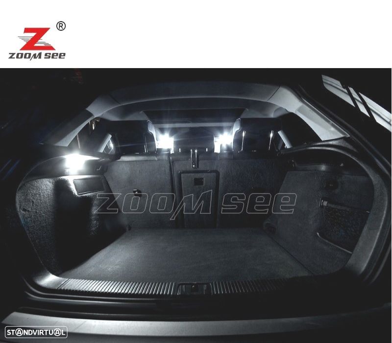 KIT COMPLETO DE 20 LÂMPADAS LED INTERIOR PARA 2003-2013 PARA AUDI A3 S3 8 P 3 PUERTA Y 5 PUERTA SPO - 2