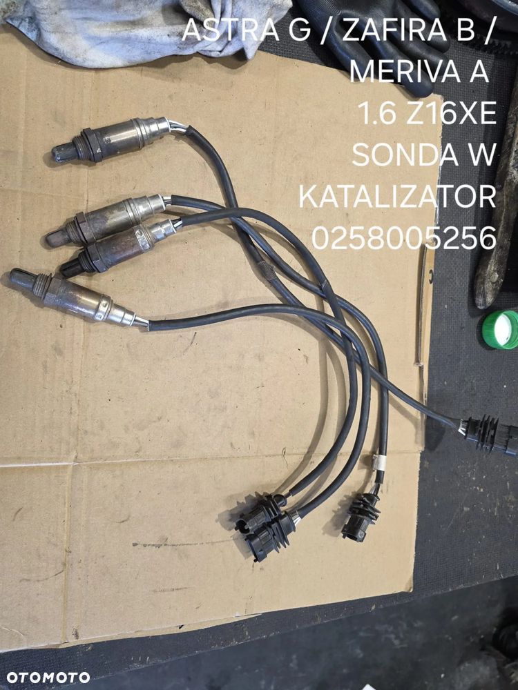 OPEL ASTRA G ZAFIRA B MERIVA A 1.6 Z16XE SONDA LAMBDA 0258005256 - 1