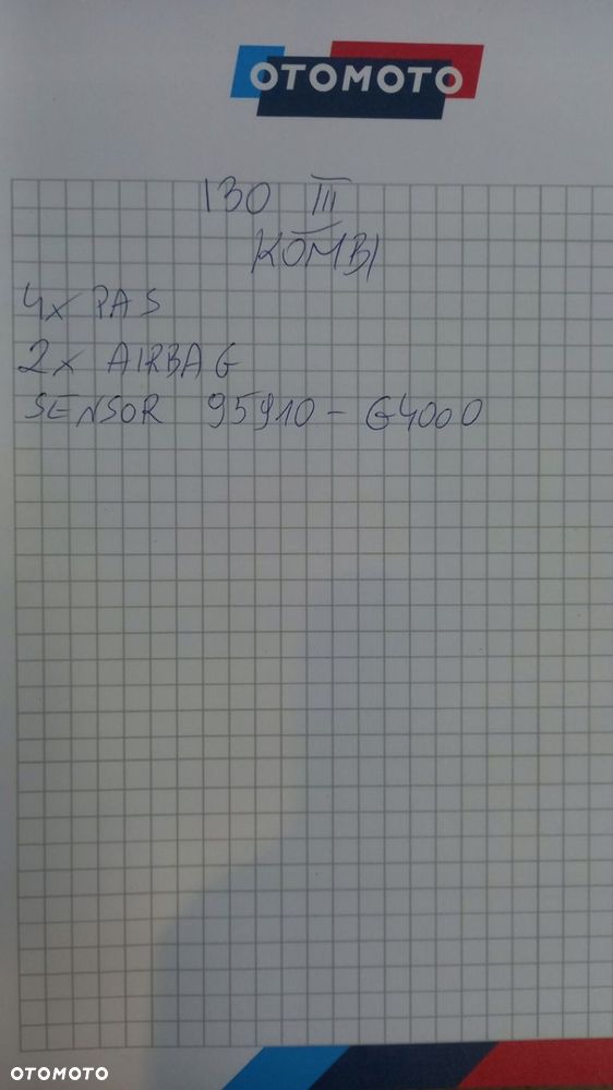 HYUNDAI i30 III 2017- KONSOLA DESKA ROZDZIELCZA 2X AIRBAG 4X PASY KOMBI - 9