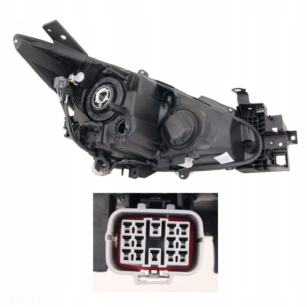 Reflektor Lampa Przód Tyc Soczewka Mazda 3 III BM 2013-2017 L - 2