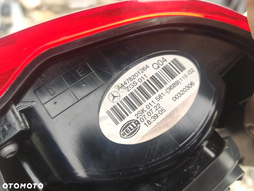 CC Lampa Prawy Tył Mercedes Vito W447 A4478201264 - 5