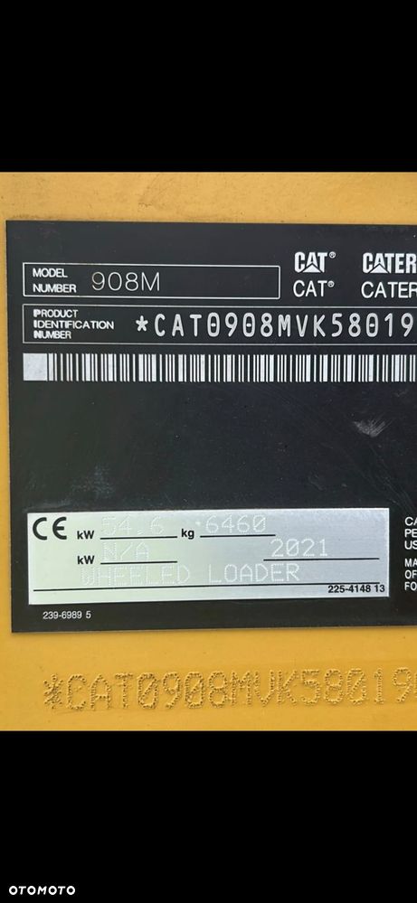 Caterpillar 906 CAT 908 M JAK NOWA 1600h - 17