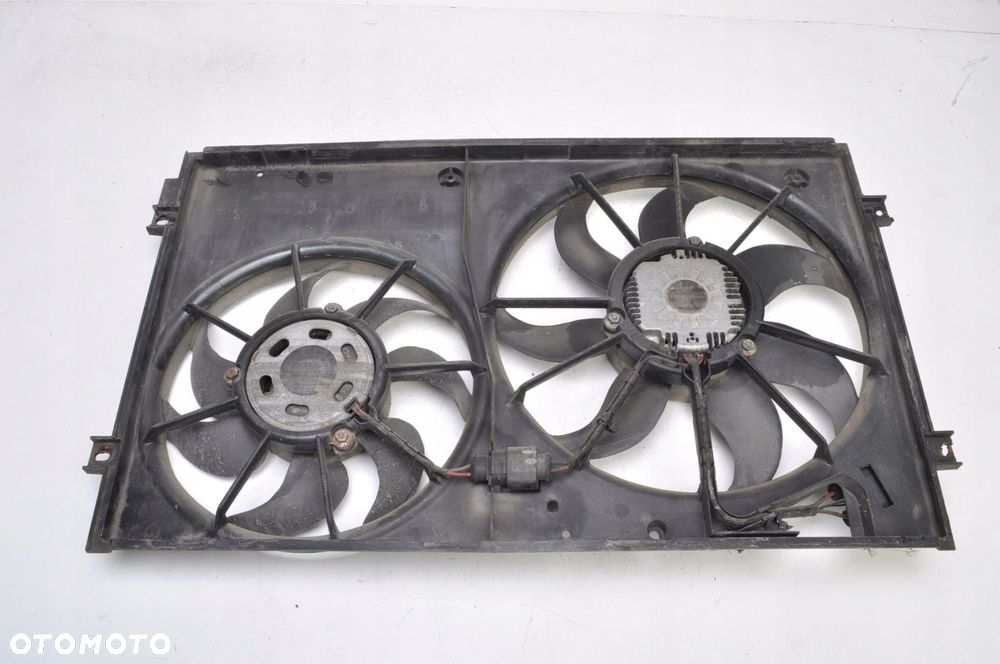 OCTAVIA II VOLKSWAGEN GOLF V 1.9 TDI 105KM WENTYLATOR CHŁODNICY 1K0121207J - 1