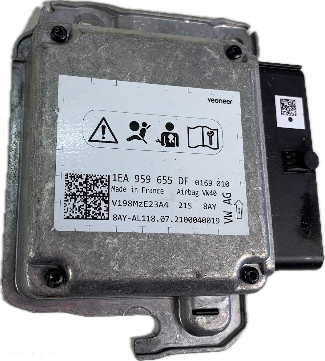 SKODA VW AUDI MODUŁ SENSOR AIRBAG 1EA959655DF - 1