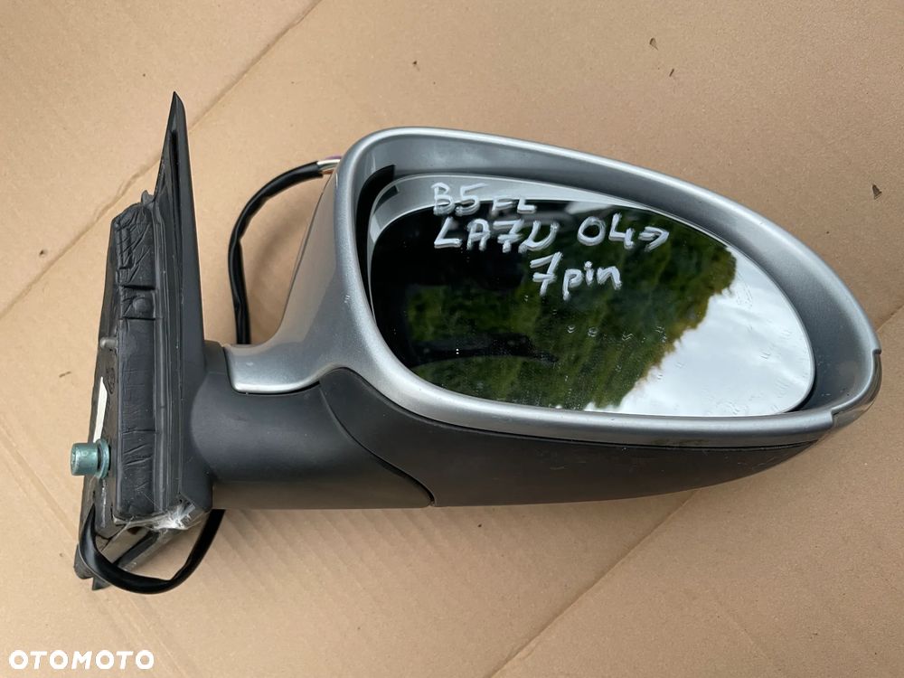 VW PASSAT B5 LUSTERKO LEWE PRAWE LIFT 7PIN Z KIERUNKIEM ORYGINAŁ EUROPA LA7W - 6
