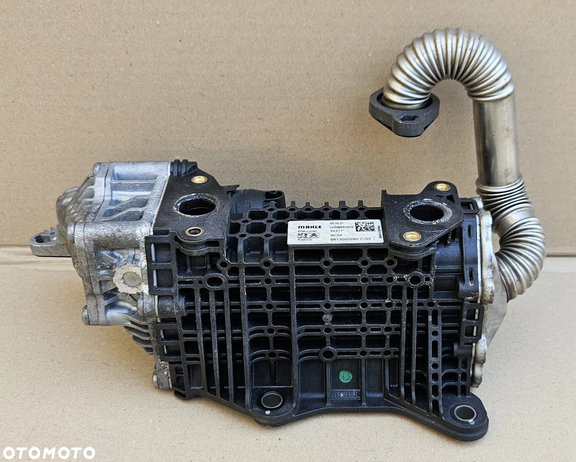 Chłodnica spalin EGR FORD CITROEN PEUGEOT TOYOTA 1.5 BlueHDI ORYGINAŁ 9813050280 - 6
