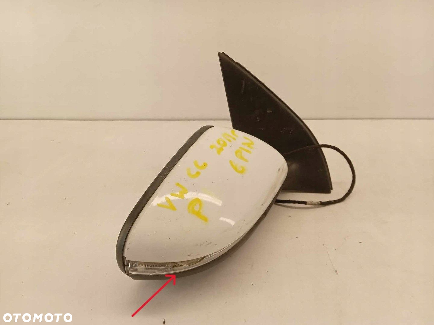 LUSTERKO PRAWE PRZÓD VW GOLF VI 6 08-13 6 PIN - 5