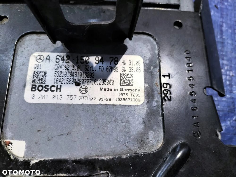 KOMPUTER STEROWNIK SILNIKA STACYJKA KLUCZYK ZESTAW STARTOWY DO ODPALENIA  A6421509478 0281013757 A1645451308 MERCEDES ML W164 GL X164 3.0 3.2 CDI V6 - 2