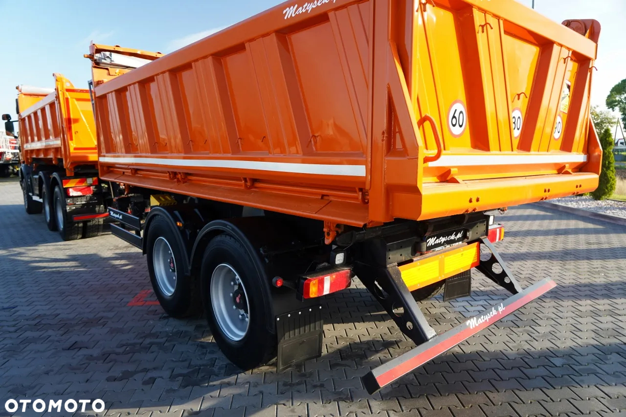 Scania G 440 / 6x6 / ZESTAW / WYWROTKA TRZY-STRONNA / 2X HYDROBURTA /PRZYCZEPA MEILLER / MANUAL - 19