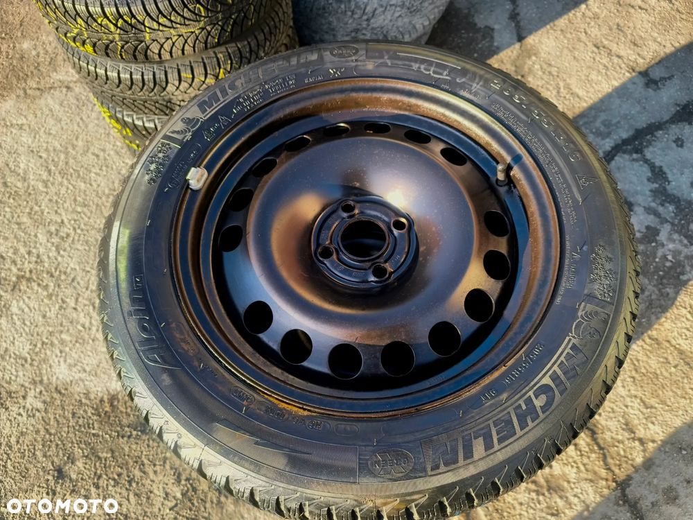 4x100 Felgi Stal Stalowe 16 Koła zimowe zima OPEL MERIVA A ASTRA G H VECTRA B OPEL ADAM CORSA E D FIAT GRANDE PUNTO 5mm Legnica ALU-RAD 205/55 - 3