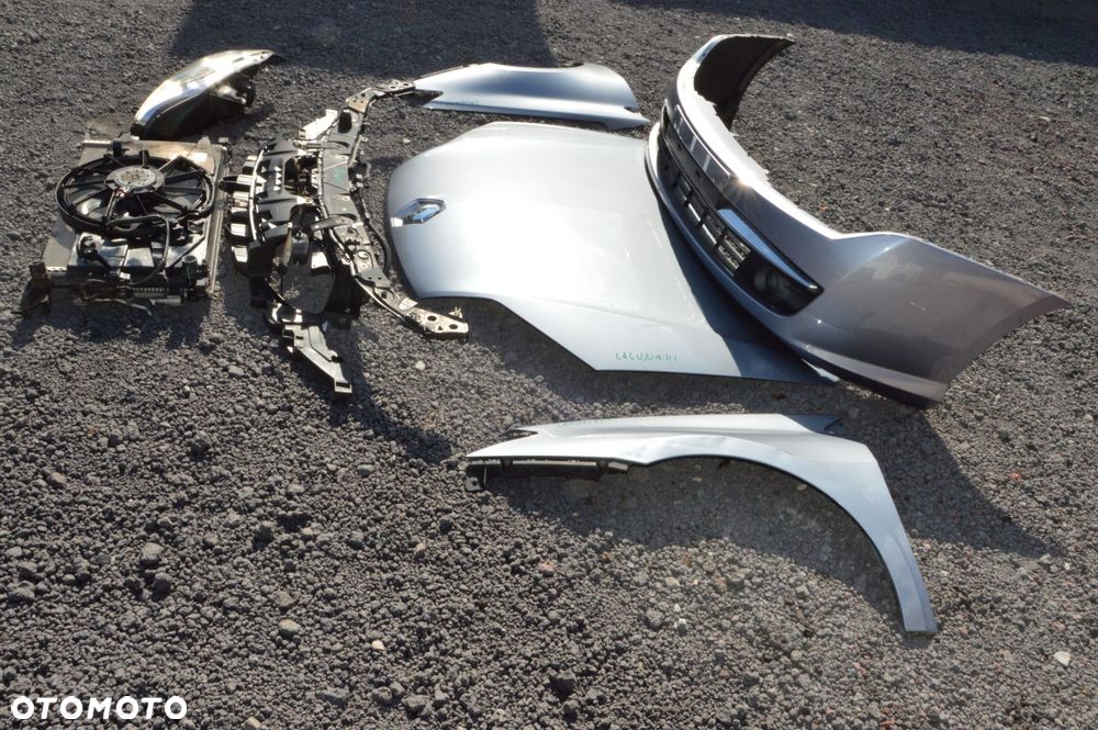 zderzak maska błotnik lampa chłodnice komplet przód renault laguna iii - 4