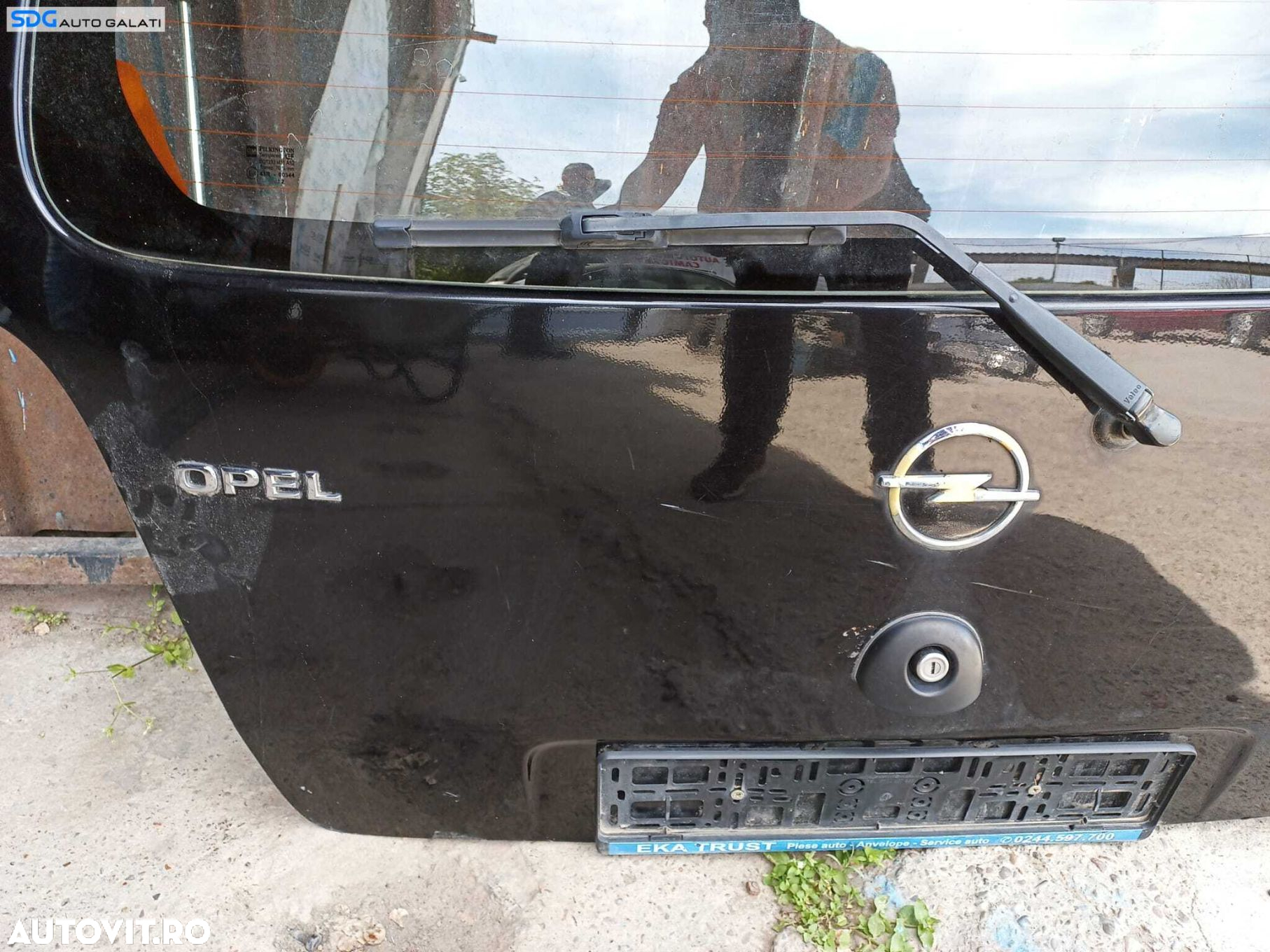Haion Hayon Portbagaj Dezechipat cu Luneta Geam Sticla Opel Agila 2000 - 2007 Cod Culoare Z20R [X3652] - 3