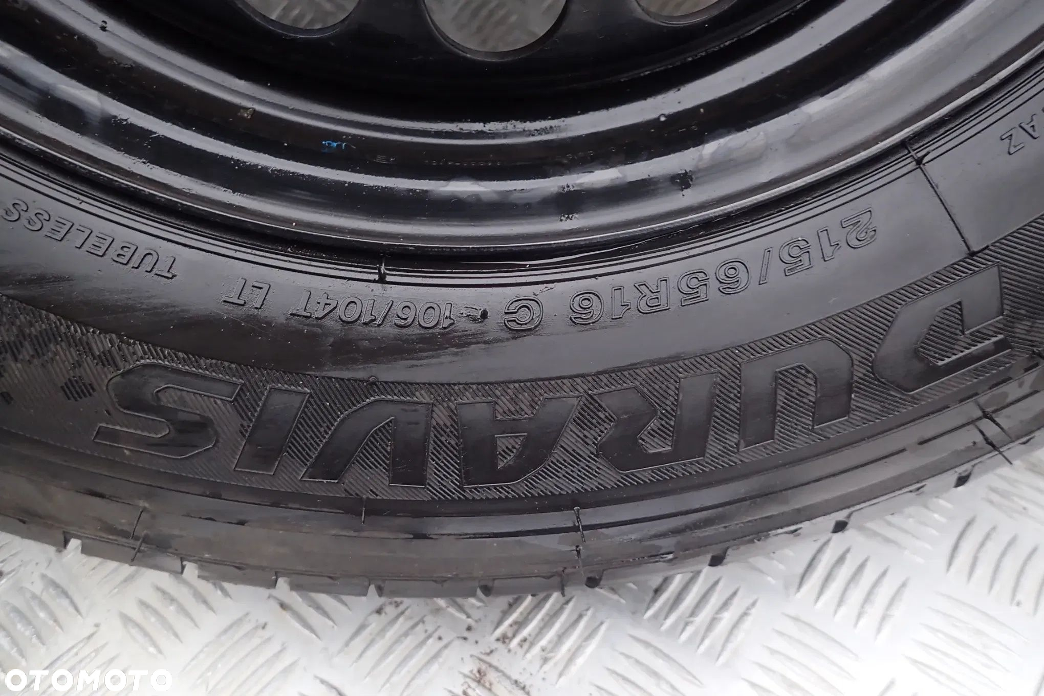KOŁA FELGI STALOWE VW T5 T6 6,5JX16 ET 51 5X120 7LA601027 Z OPONAMI BRIDGESTONE LATO 215/65/16C 4X7MM 2023ROK KOMPLET - 4
