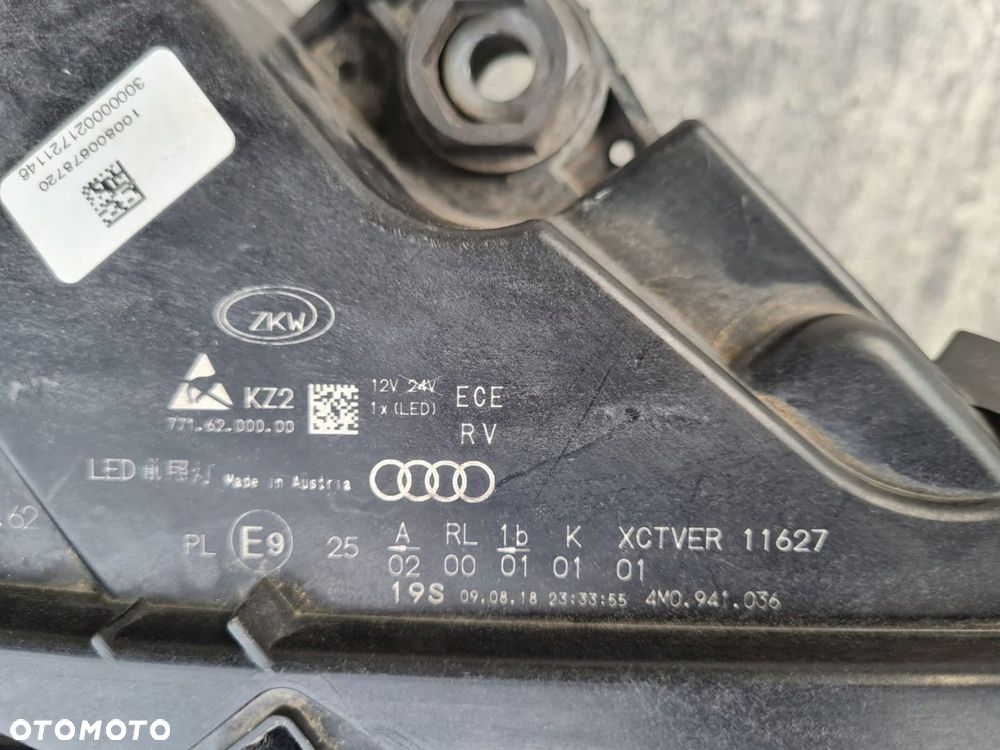 AUDI Q7 SQ7 4M 4M0 Lampy przód Full Led Matrix 4M0941035 4M0941036 - 14