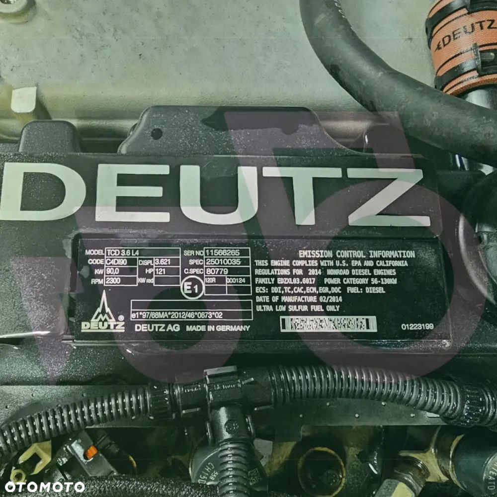 Silnik Deutz TCD 3.6 L4 Mecalac 12 MTX - 10