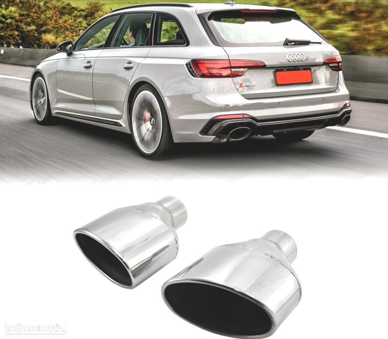 PACK PONTEIRA DE ESCAPE EM INOX RS4 - 1