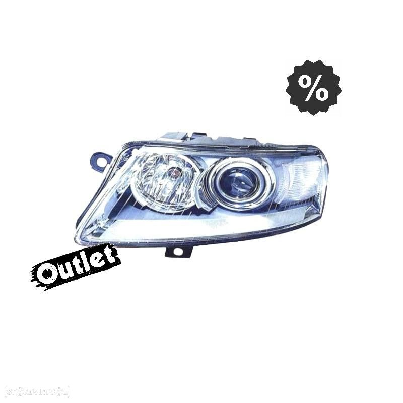 R012956C2 FAROL ESQ BI XENON PARA AUDI A6 04-08 - 1