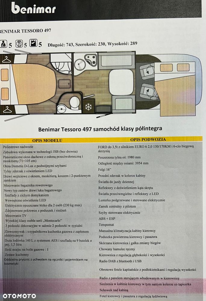 Benimar TESSORO 497 - 21