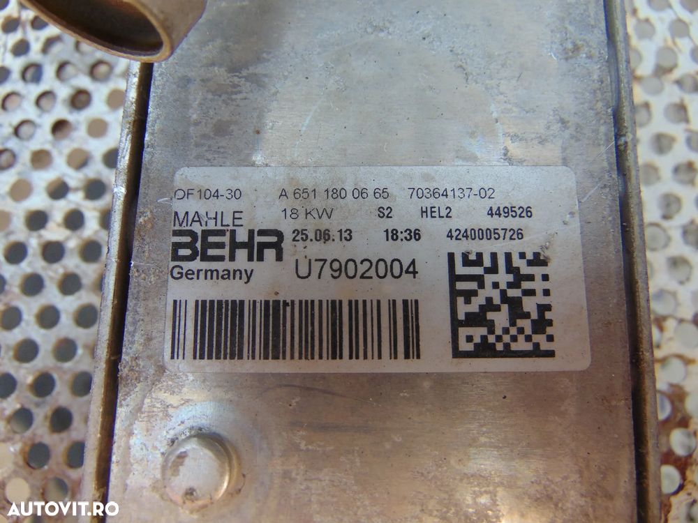 Termoflot racire Mercedes w204 w212 2.2 r172 slk cod a6511800665 sprinter vito w639 - 4