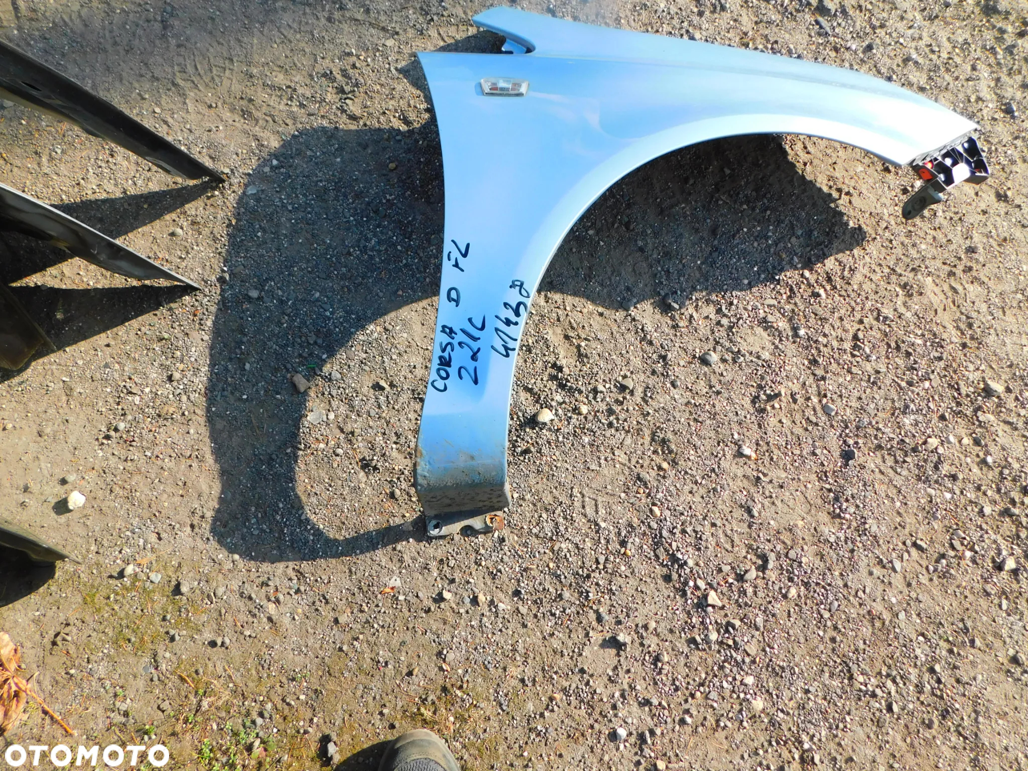 opel corsa D FL błotnik kolor Z21C nr 41438 WYSYŁKA - 3