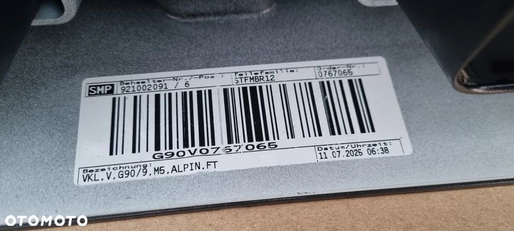 BMW M5 G90 G99 2024- Zderzak przód oryginał MA370 - 16