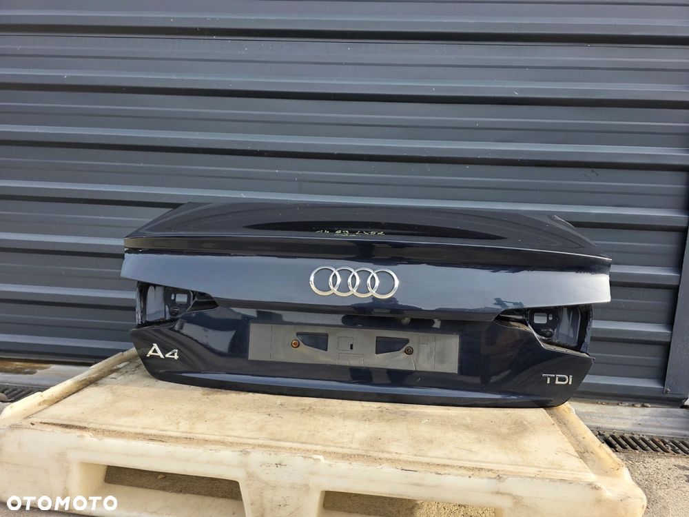 KLAPA TYLNA TYŁ AUDI A4 B9 SEDAN 2016-2019 LX5R ORYGINAŁ ! - 2