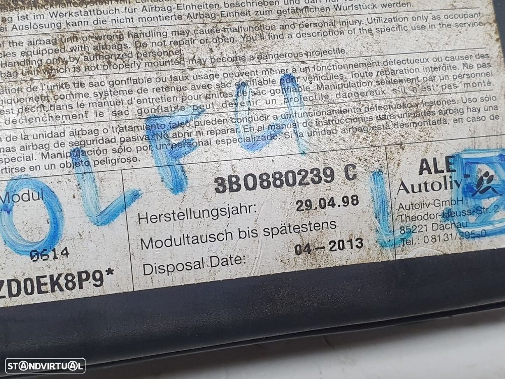 Airbag Banco Esq Volkswagen Golf Iv (1J1) - 2