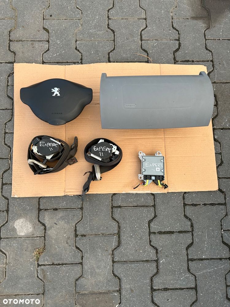 Peugeot Expert II poduszki powietrzne pasy napinacze komplet zestaw airbag - 1