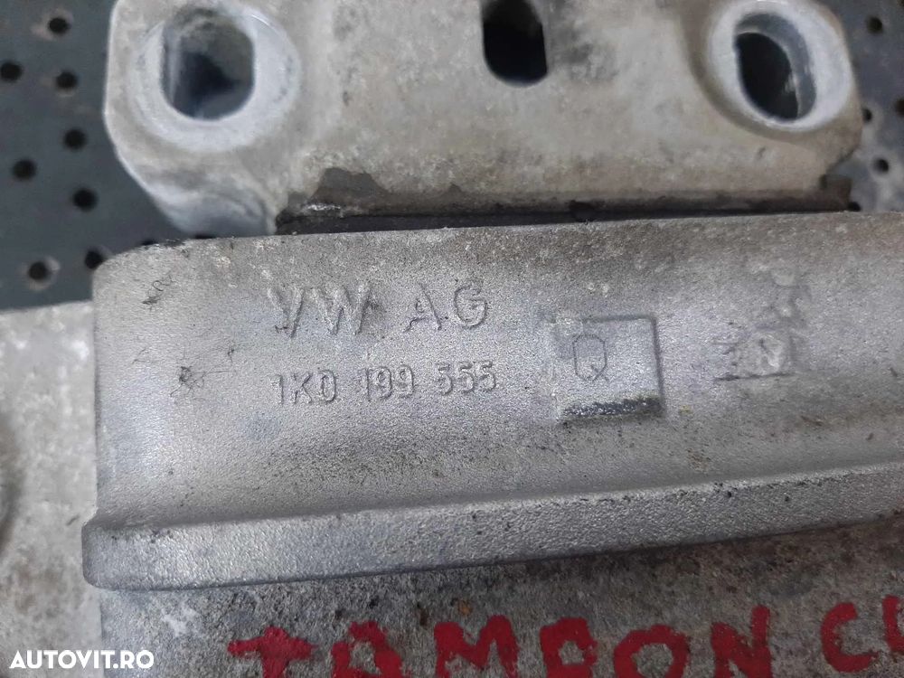 suport cutie viteze   vw golf 6 jetta skoda superb 2.0 tdi cfh 1k0199555q - 3