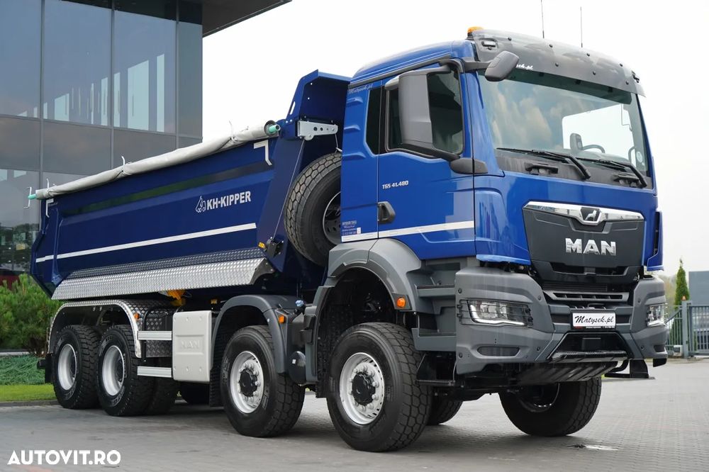 MAN TGS 41.480 / 8X6 / BASCULATOR / AUTOMAT / NOU-NOUȚ / ECHIPAMENTE FOARTE BOGATE / - 17