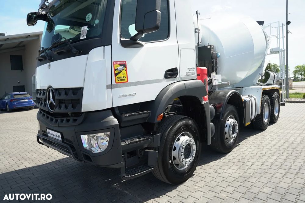 Mercedes-Benz AROCS 3540 / BETONIERĂ 9M3 / 8x4 / AUTOMATĂ / 2022 - 10