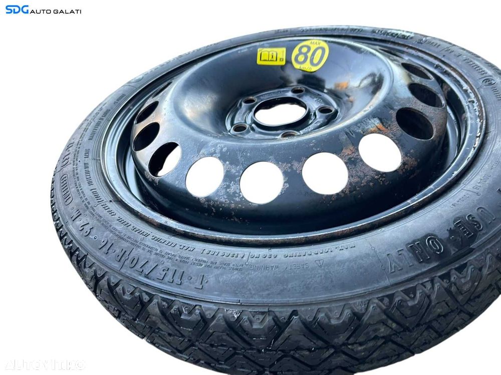 Roata Janta Tabla Rezerva Slim 5x110 T115 70 16 R16 Opel Vectra B 1995 - 2002 Cod 2160132 13205892 [B4196] - 8
